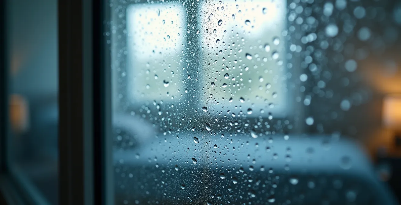 Visualisation du cycle de pollution de l'air intérieur sur 24 heures